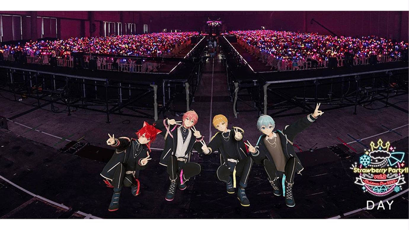 バーチャルライブ『Strawberry Party!! Vol.2 ～Christmas Live 2022～』を開催(幕張メッセ国際展示場展示ホール7.8) 初のライブビューイングも併せて開催